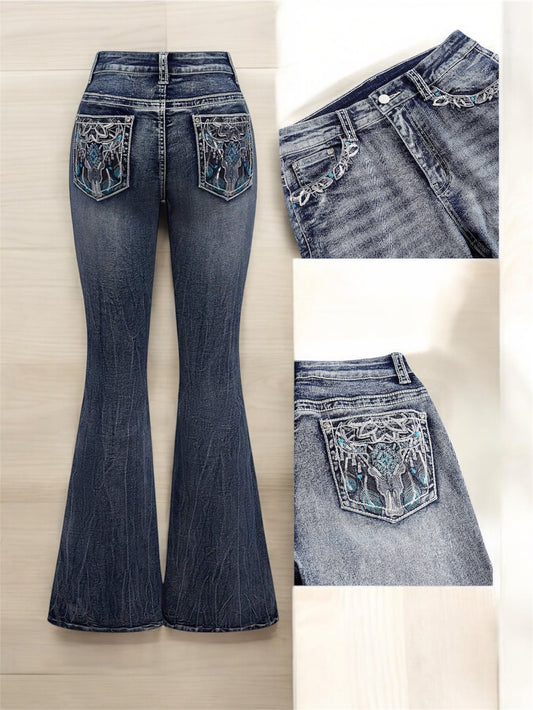 Embroidered Jeans