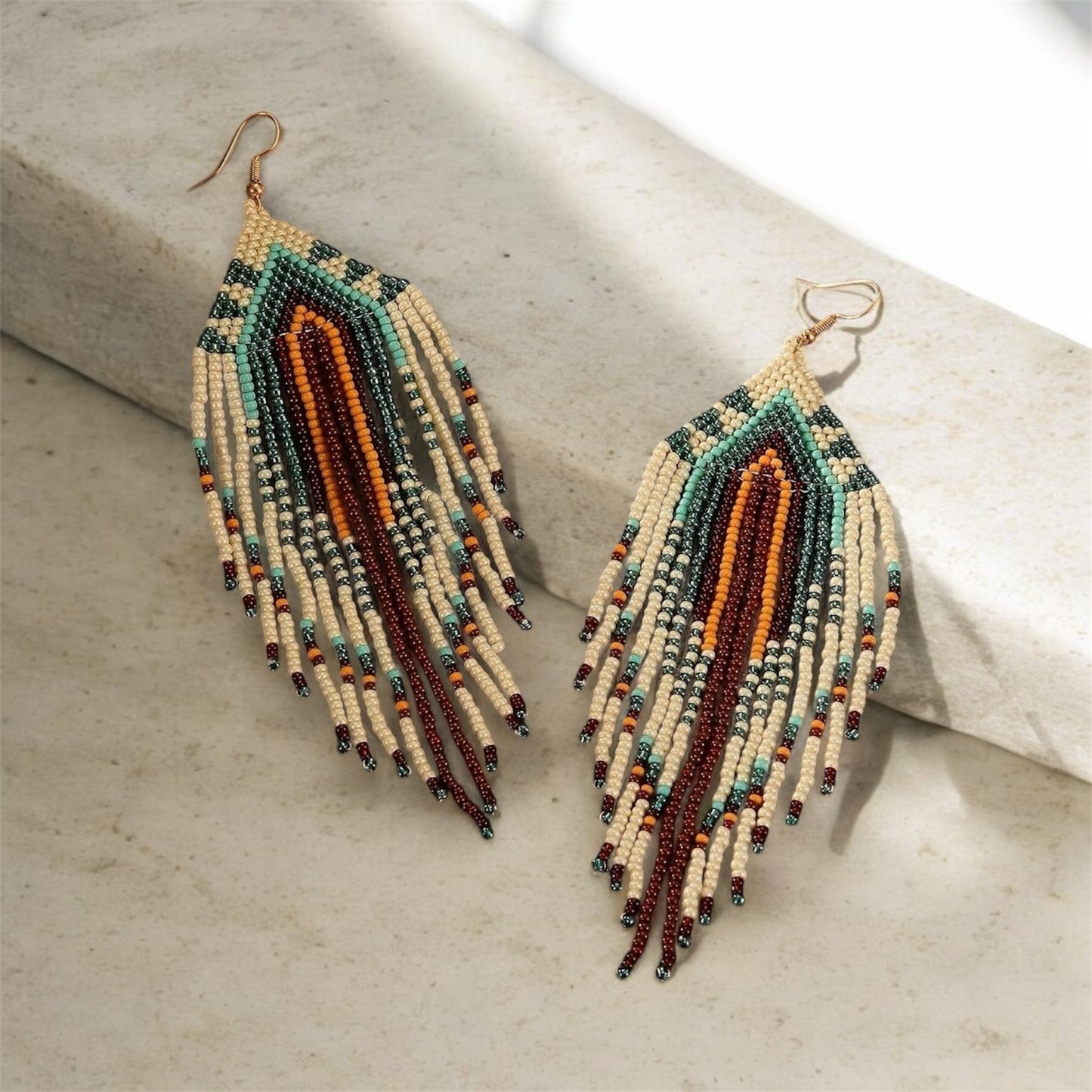 Handwoven Tassel Earrings