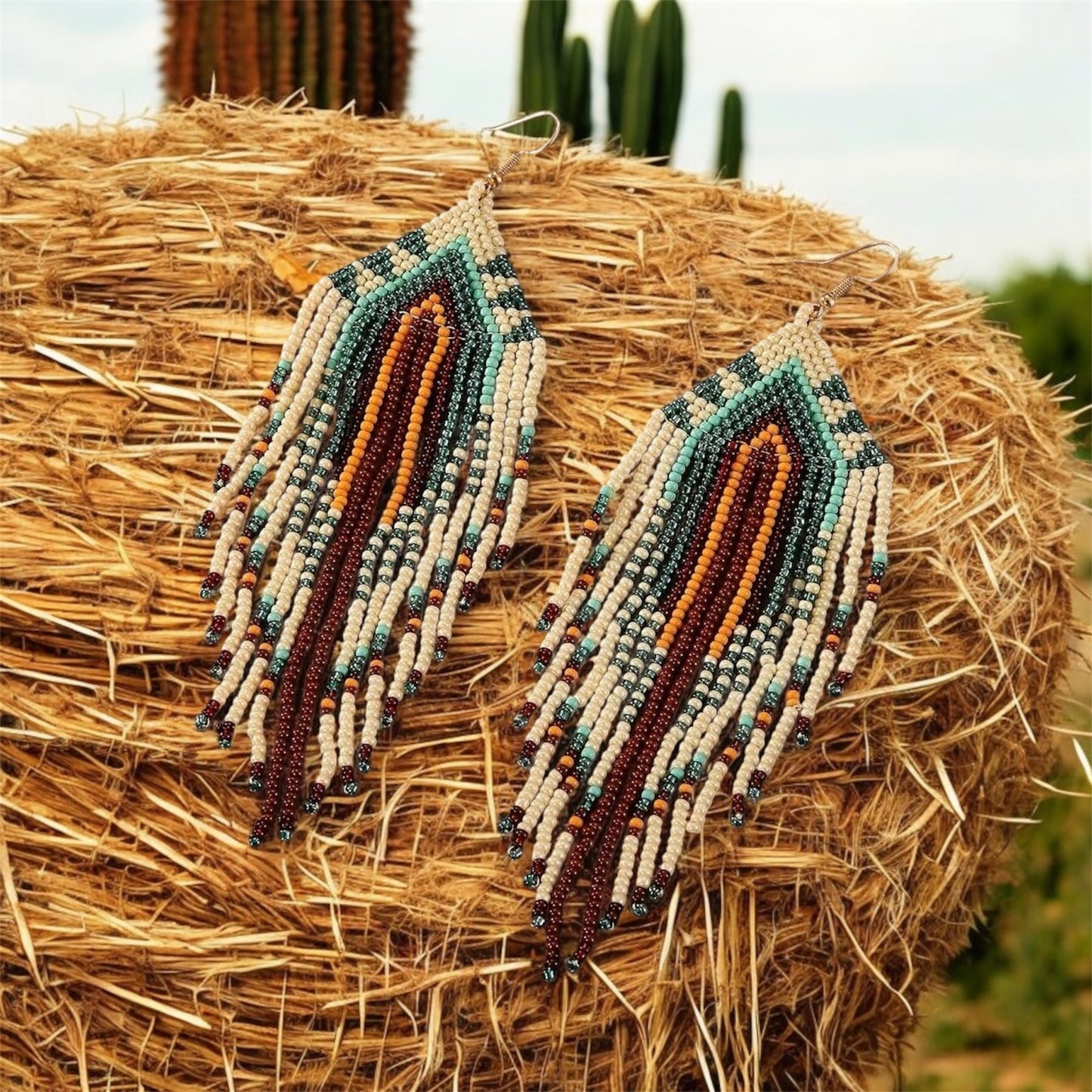 Handwoven Tassel Earrings